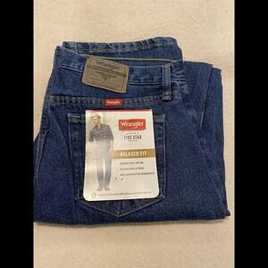 Wrangler Denim Jeans Men’s Size 32x33 Relaxed Fit Blue 100% Cotton 9760WDR